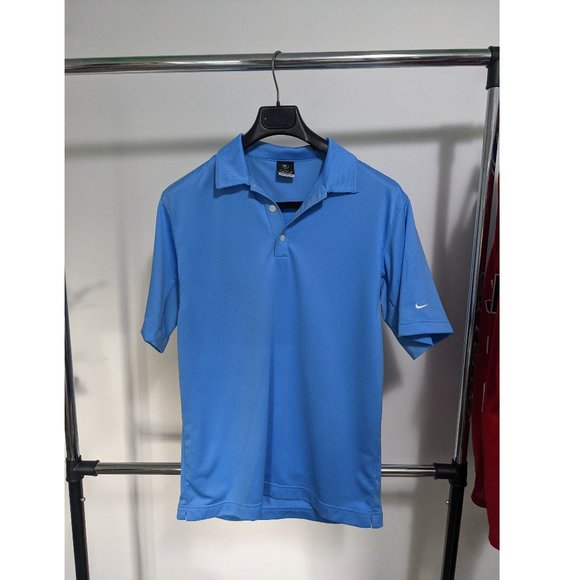 Nike sphere dry fit shirt medium blue golf tee - Picture 1 of 1